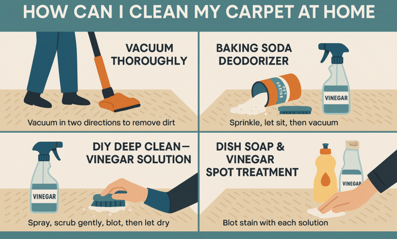 How Can I Clean My Carpet at Home?