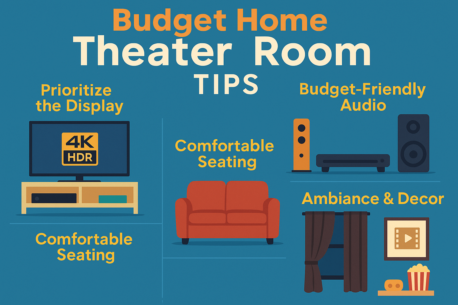 Budget Home Theater Room