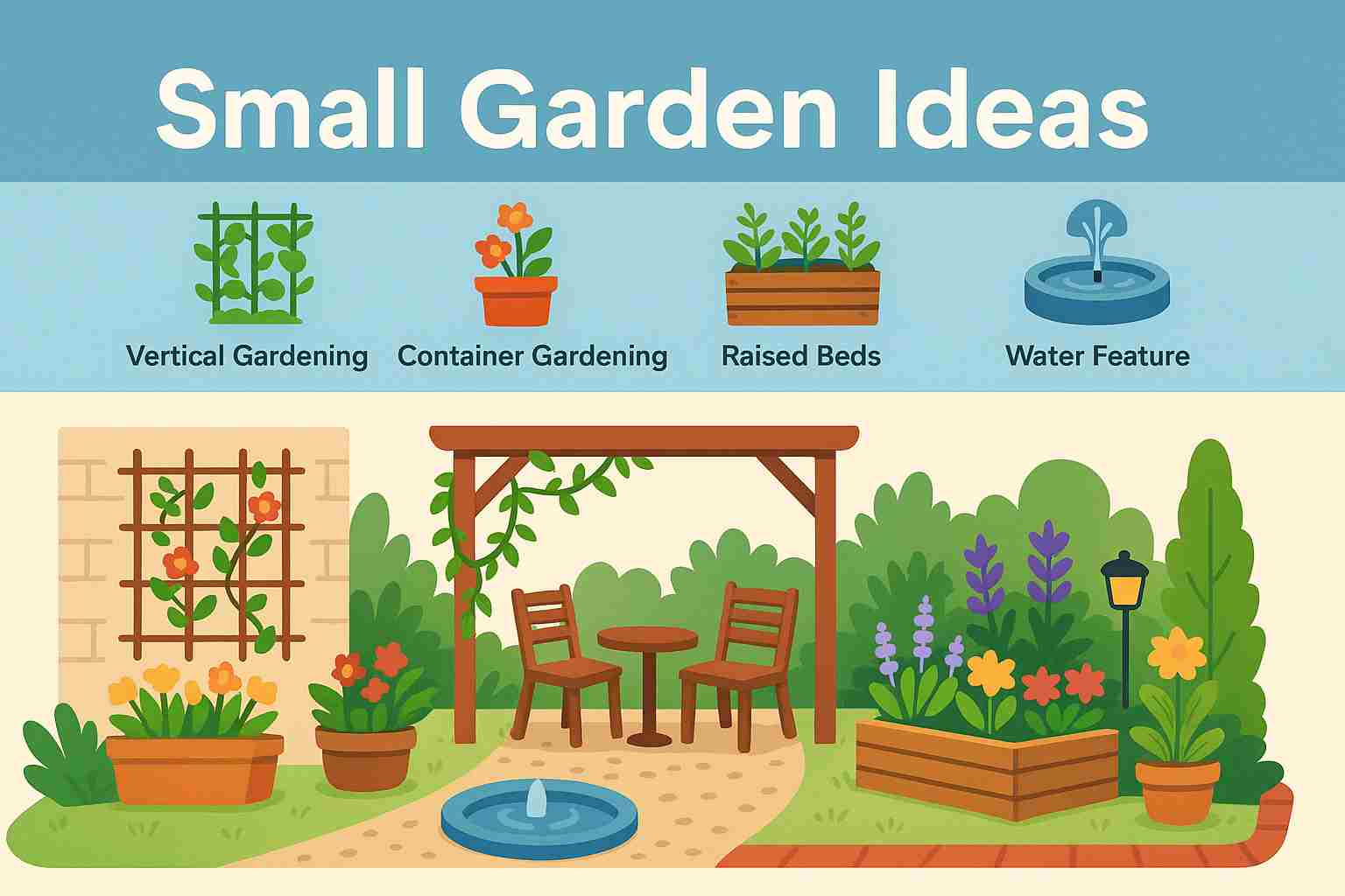 Small Garden Ideas: Transform Your Tiny Outdoor Space into a Beautiful ...